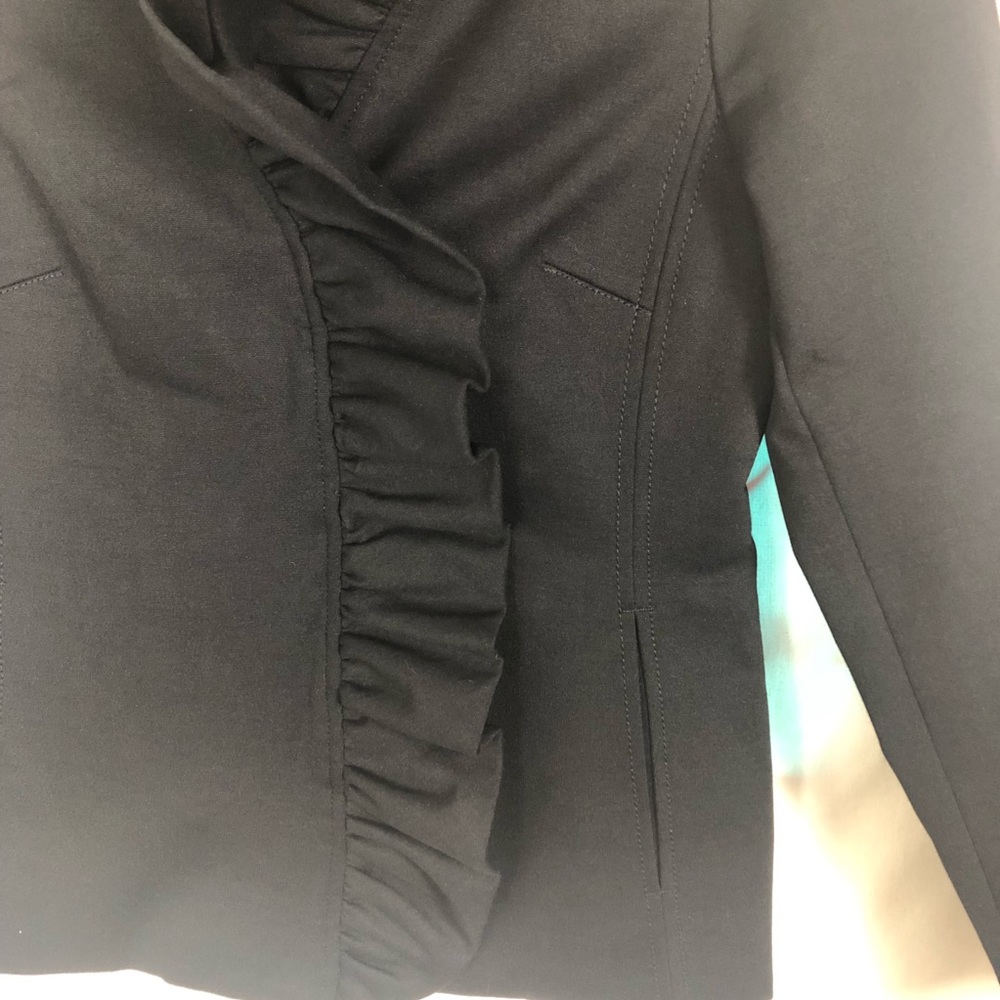 INC International Concepts Ruffled Ponte Jacket - Picture 3 of 12
